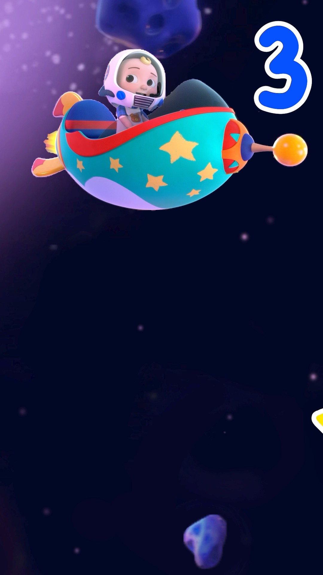 Learn to Count 1-2-3 with Rockets ?! Easy Lessons for Toddlers! #cocomelon #shorts