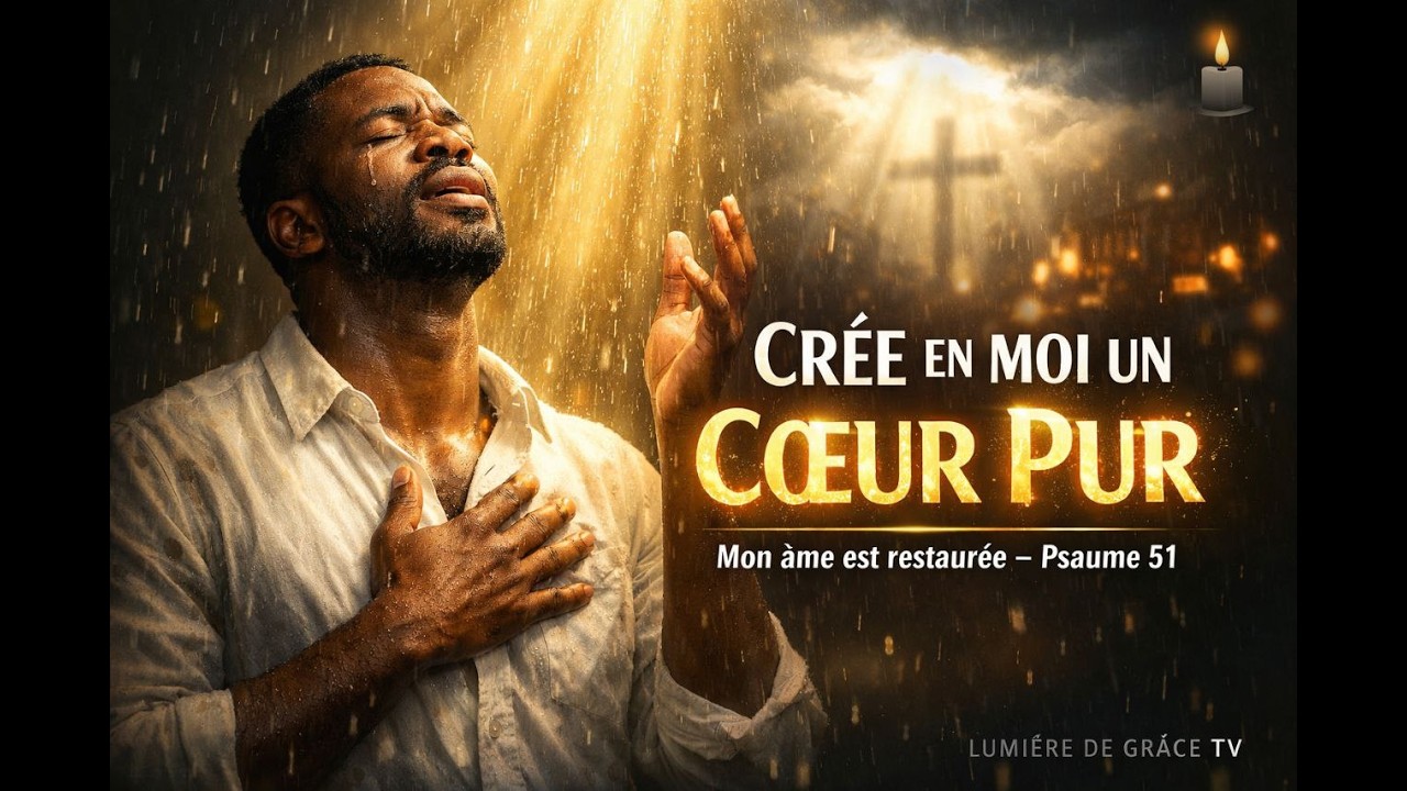 CRÉE EN MOI UN CŒUR PUR 🔥  Prière Puissante de Restauration Psaume 51 – Worship 2026