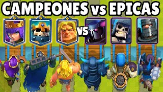CHAMPIONS vs EPIC | WHICH IS BETTER QUALITY? | CLASH ROYALE OLYMPICS