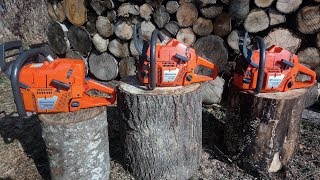 13 years old Husqvarna 372XP OE (original edition) versus 372XP XTorq