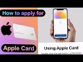 Apple Card | How to apply step by step l Titanium Card plus Apple pay