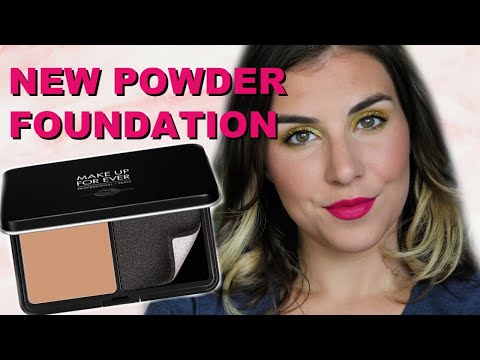 Resten skadedyr svær at tilfredsstille MAKE UP FOR EVER Matte Velvet Skin Blurring Powder Foundation Review |  Bailey B. - YouTube