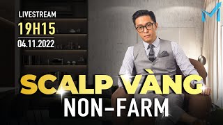 Livestream này thua 20pip rồi: Thực Chiến Scalp Vàng Non-Farm Cùng mInvest