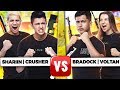 SHARIN E CRUSHER VS BRADOCK E VOLTAN | FREE FIRE