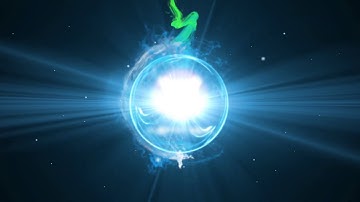 2067 -  Energy Sphere Particle Light Logo Reveal space animation intro
