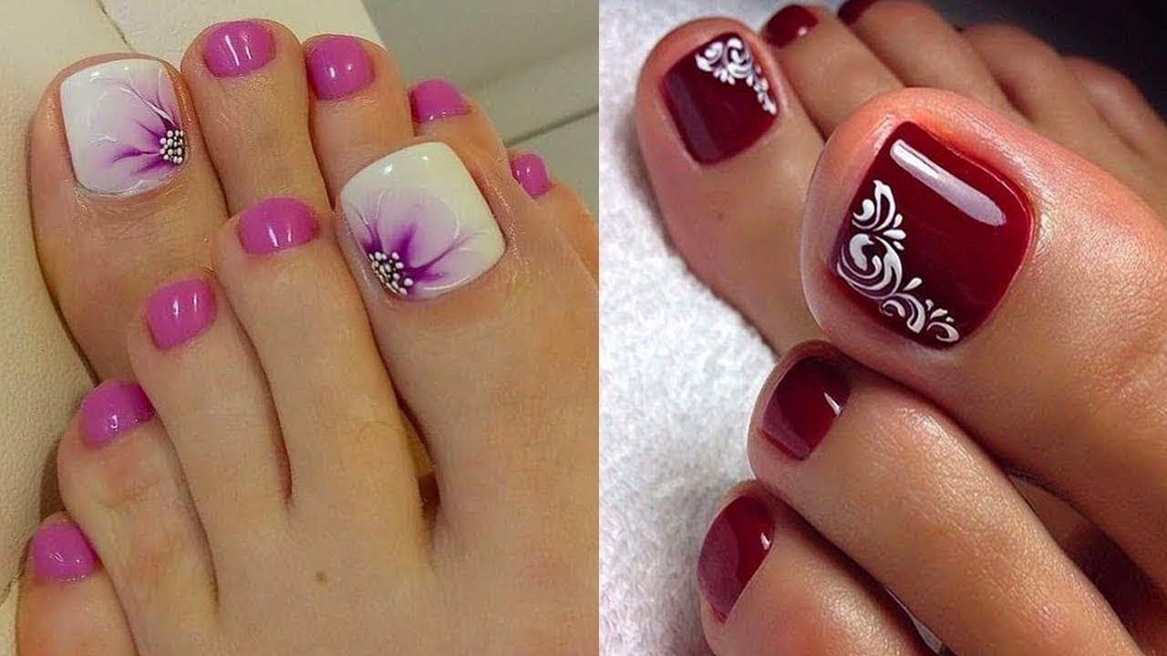 4. Easy Black and White Toe Nail Art for Beginners - wide 10