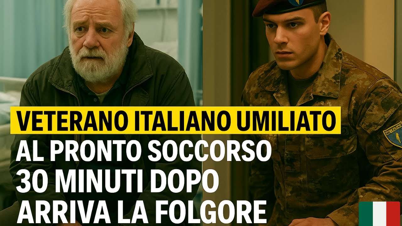 Veterano Italiano umiliato al pronto soccorso — 30 minuti dopo arriva la Folgore