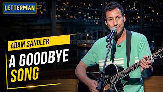 The Hilarious and Touching Song Adam Sandler Wrote for Dave | David Letterman