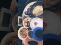 アマニ油、舞茸米油炒め、ひきわり納豆椎茸、人参、玉ねぎ、松の芽の和えもの、お味噌汁、焼き鳥、白和え、かぼちゃホロホロ、3%玄米入りお粥梅ぼし、かりん糖饅頭、米酢のお湯割、珈琲、ご馳走様でした😊