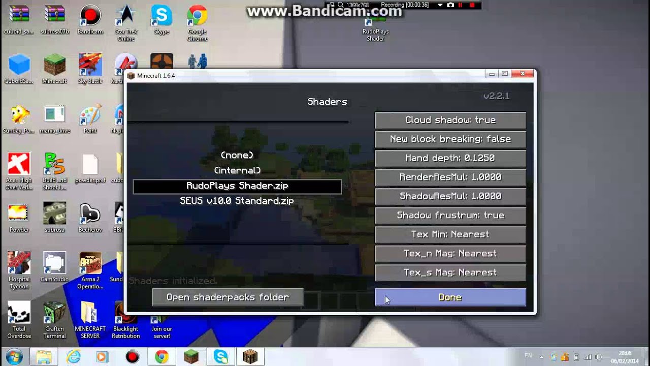 Tutorial how to install rudoplays shaders gameplay youtube