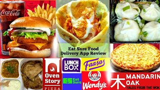 Eat Sure Food Delivery App |Eat Sure Review| Faasos Wrap | Behrouz Biryani|Oven Story Pizza| Wendy's screenshot 4