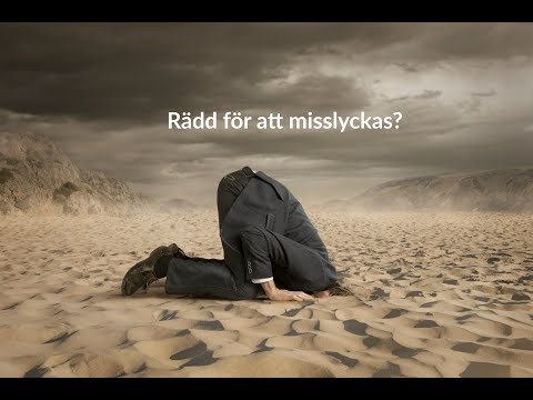 Video: Varför Utvecklas Rädsla För Misslyckande