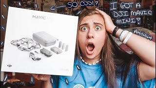 I GOT A DRONE!!! | DJI Mavic Mini Fly More Combo Unboxing