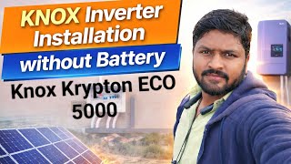 Knox krypton ECO 5000 installed without Battery