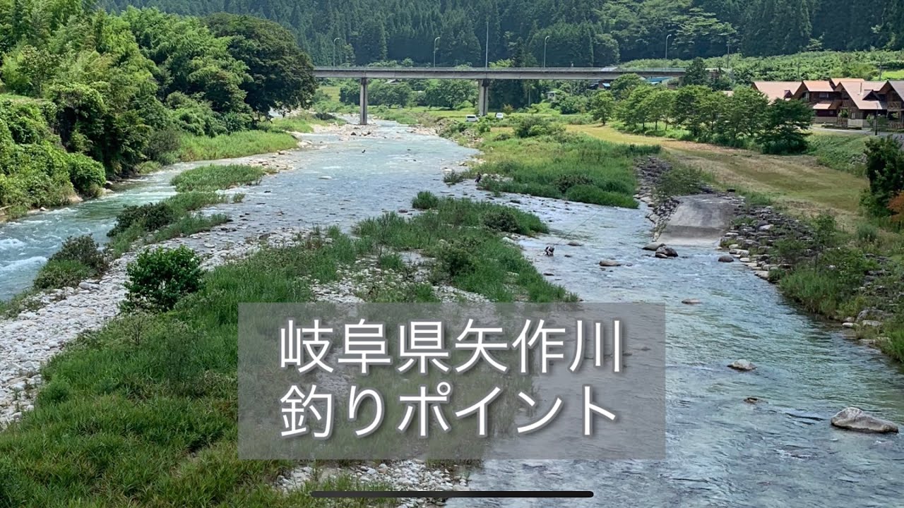 岐阜県矢作川 鮎釣りポイント Youtube