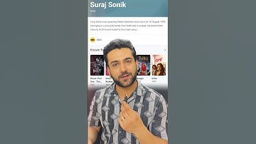 ALL ABOUT IMDB PROFILE ❤️ #actor #surajsonik #imdb