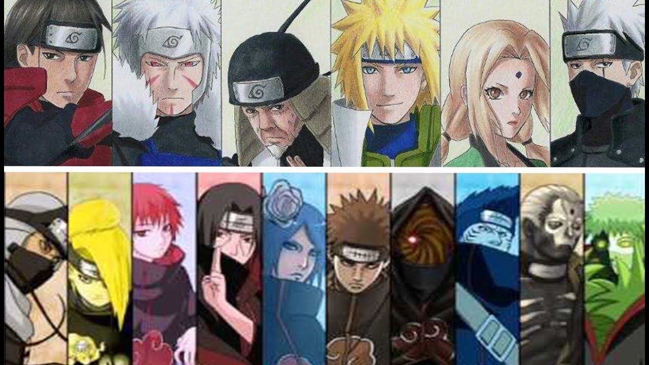 O que é quem são os membros da Akatsuki - Naruto Hokage