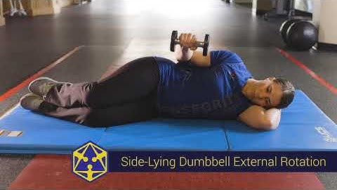 Side Lying Dumbbell External Rotation - Tensegrity Exercise Library