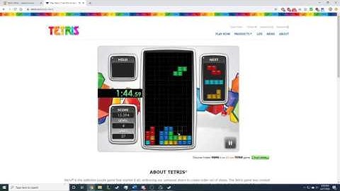 Tetris (Web) Speedrun 40 Lines Mouse 1:51 [PB]