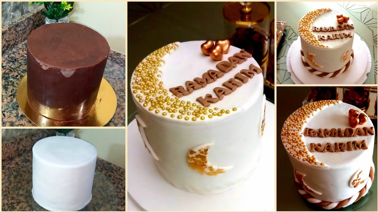 كيك ديزاين بكريمة الزبدة بطريقة سهلة  – Gâteau design à la crème au beurre facile