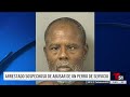 Arrestan a acusado de maltratar a su perro de servicio en Florida
