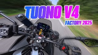 Essai Aprilia Tuono V4 Factory 2025