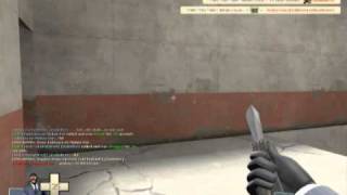 Spy plays in a tf2 idle server