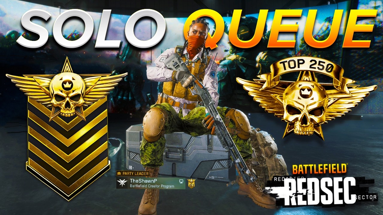Redsec Ranks I SOLO QUEUED to TOP 250 in Battlefield RedSec Ranked… - YouTube
