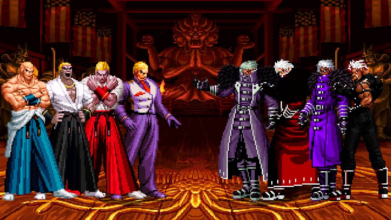 [KOF Mugen] Geese Howard Team vs Krizalid Team