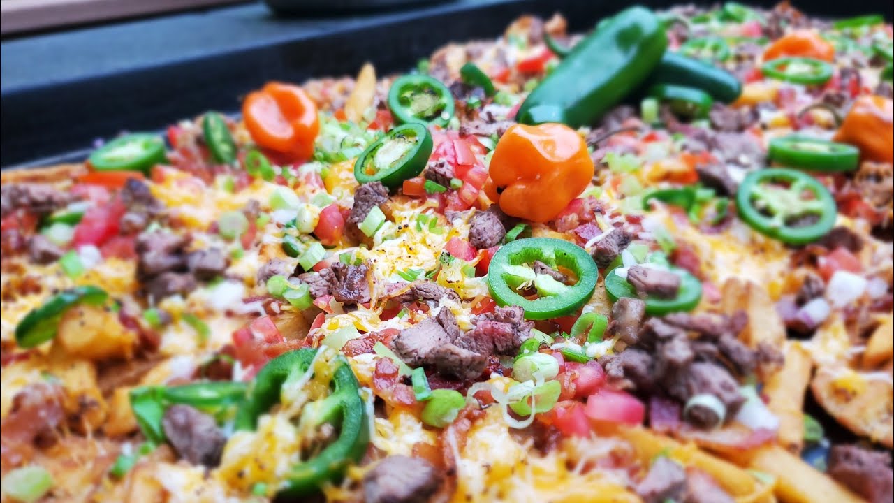 #GetLoadedFries on the Griddle