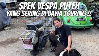 REVIEW OF THE WHITE VESPA SPECS THAT LOVES TOURING EVERYWHERE!!