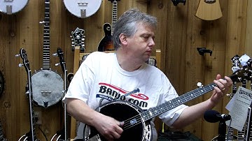 Banjo.com video: demo of a new Deering Black Diamond 5 String Banjo