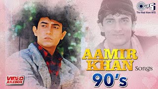 Aamir Khan 90s Hit Songs - Video Jukebox | Bollywood 90's Romantic Songs | Hindi Love Songs
