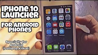 iPhone 10 launcher for Android Smartphones. screenshot 1