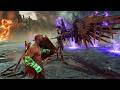 Defeating Valkyrie Queen Gna using ONLY a Shield! god of war ragnarok