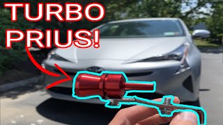Turbo Exhaust Whistle vs. Toyota Prius?! (It Works)