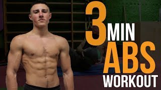 3 Minute ABS workout | SHREDDED Six Pack! - Aleksandar Petrov