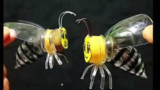 Full Unbelievable — turning a discarded plastic bottle into a stunning bee! 🐝 Guide