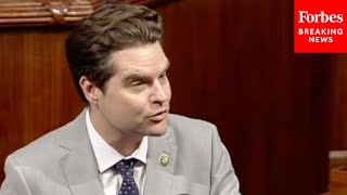 JUST IN: Matt Gaetz Invokes 'World War III' Backing Rule To Block US Troops From Going To Ukraine