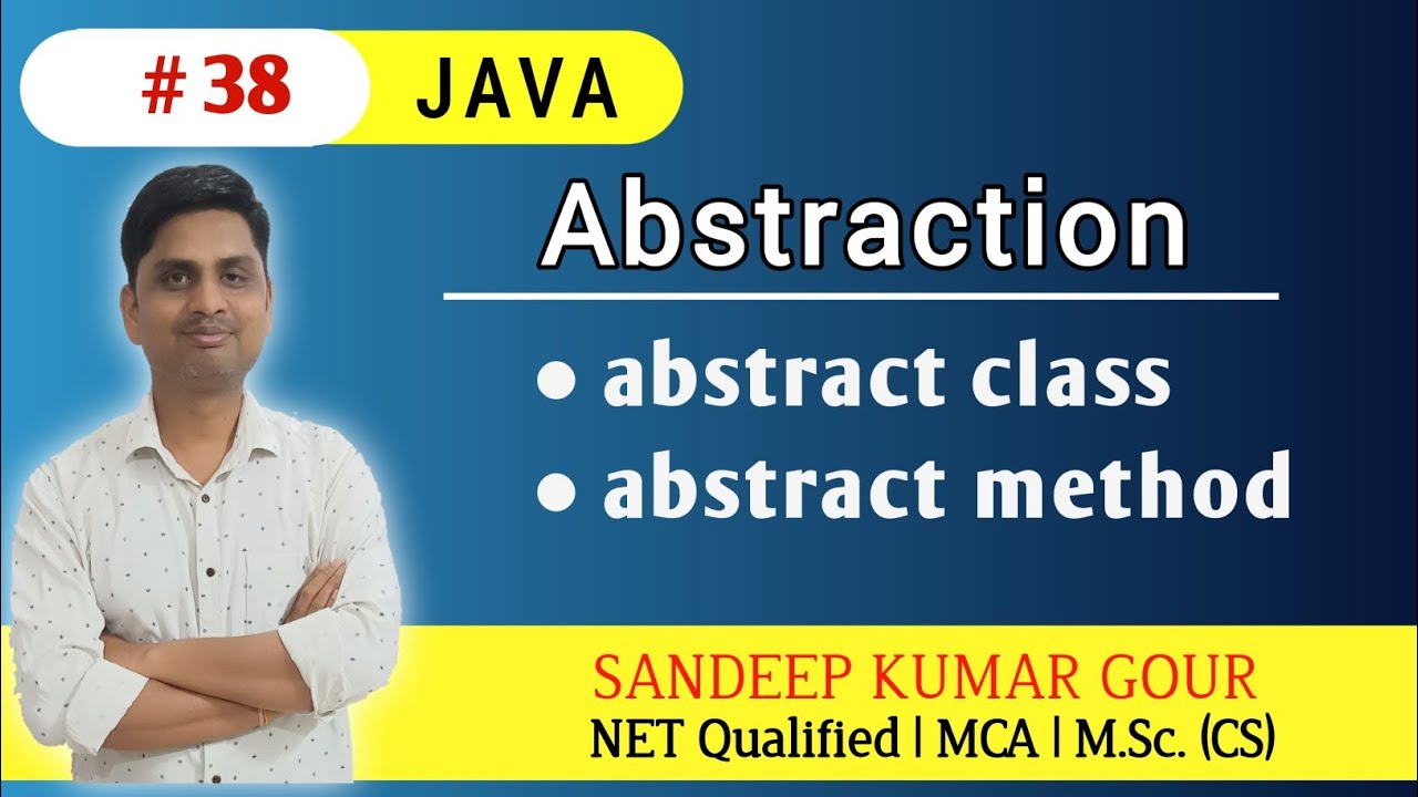 abstraction in JAVA | abstract class | abstract method | abstract ...