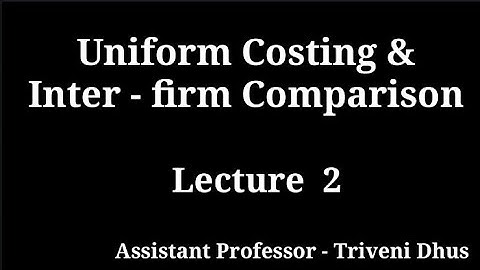 Advantages and Limitations Of Uniform Costing # Cost & Work Accounting 3rd #TY BCOM