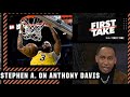 Anthony Davis is playing like a monster 😤- Stephen A. on Lakers vs. Clippers thriller | First Take