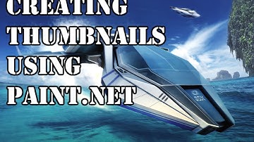 How To Outline Letters and Create a Thumbnail using Paint Net