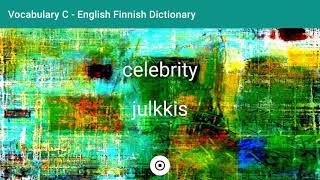 English - Finnish Dictionary - Vocabulary C