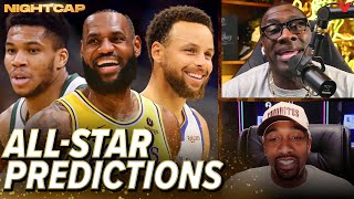 Shannon Sharpe \& Gilbert Arenas predict who will make the NBA All-Star team | Nightcap