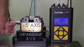 V75100X Jaw Clamping Force Test