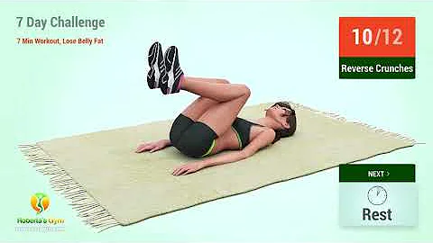 7 Day Challenge - 7 Minute Workout To Lose Belly Fat - Better Than Gym