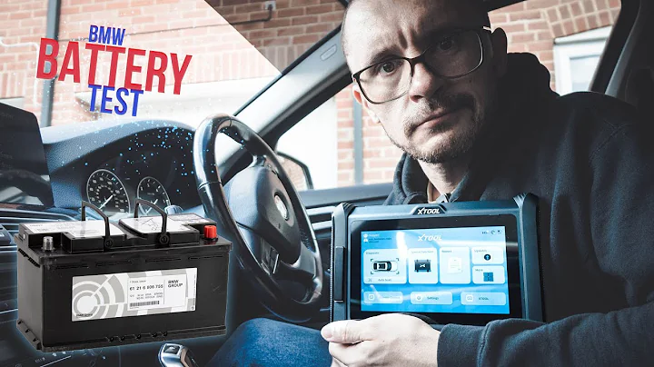 How to TEST Any BMW Battery with XTOOL Diagnostic Scanner // D7 D8 D9 IP919 & co.
