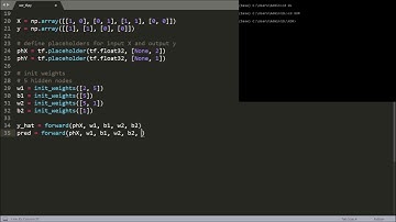 Coding a simple neural network for solving XOR problem (in 7minutes) [Python with Tensorflow]