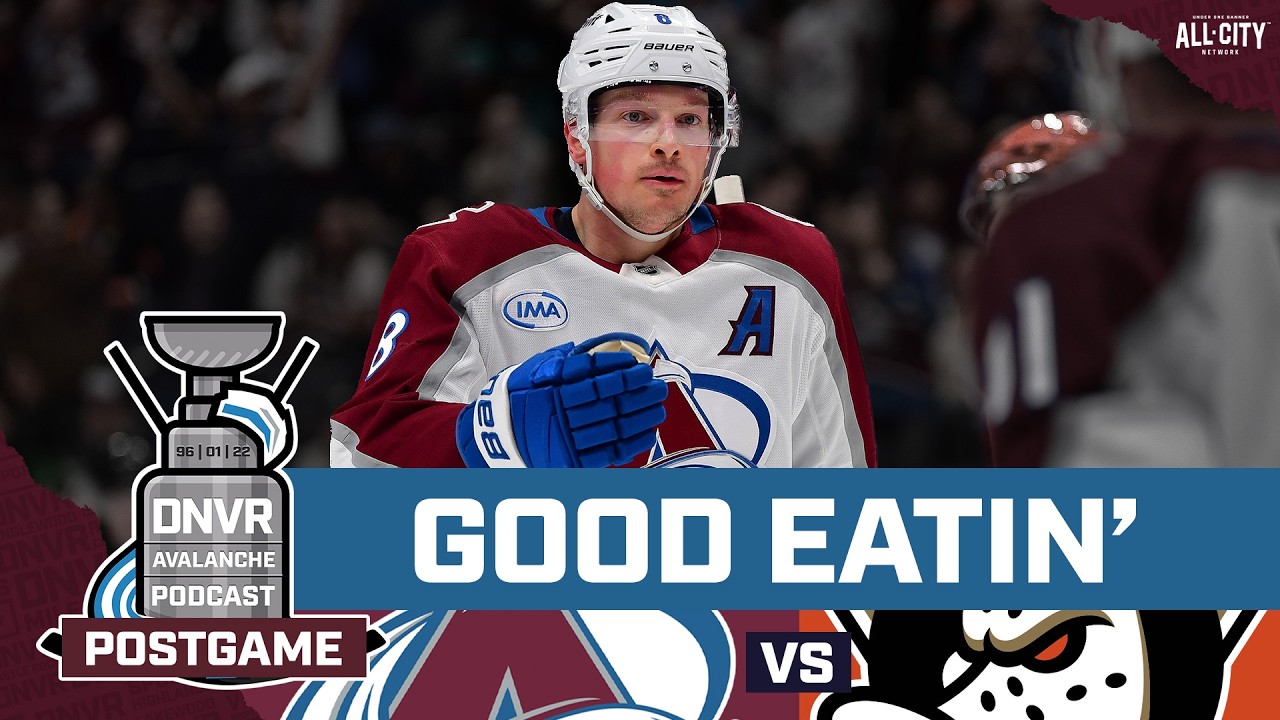 Makar and the Avalanche bury the Anaheim Ducks and the Pacific Division | DNVR Avalanche Postgame